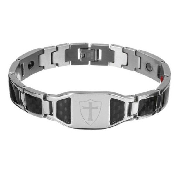 Herrenarmband H219 silbern