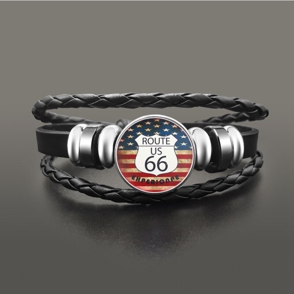 Herrenarmband Route 66 4