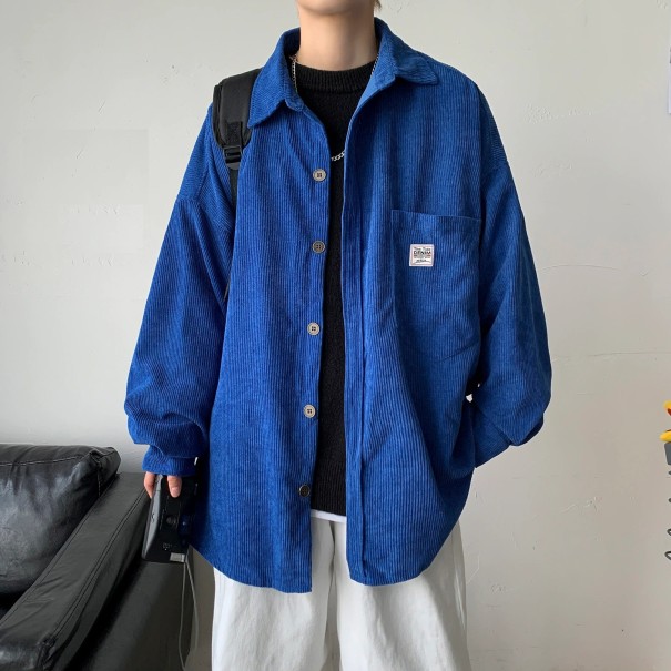 Herrenhemd F465 blau XXS