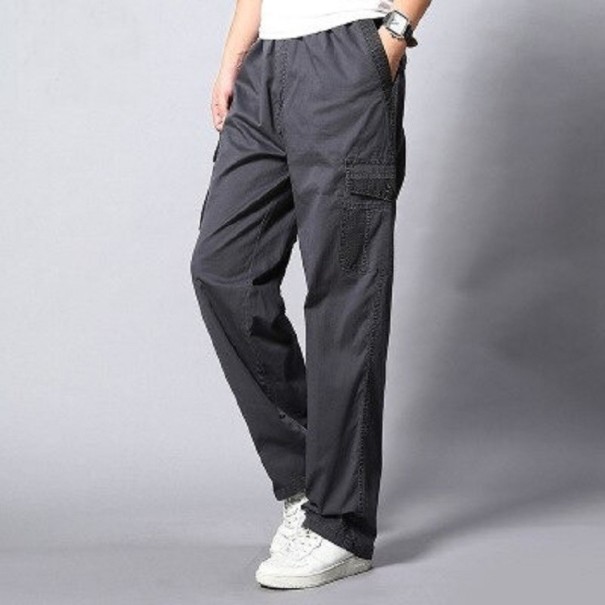 Herrenhose F1729 dunkelgrau L