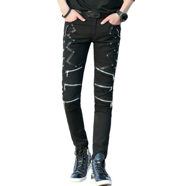 Herrenhose mit Reißverschlüssen F1719 28