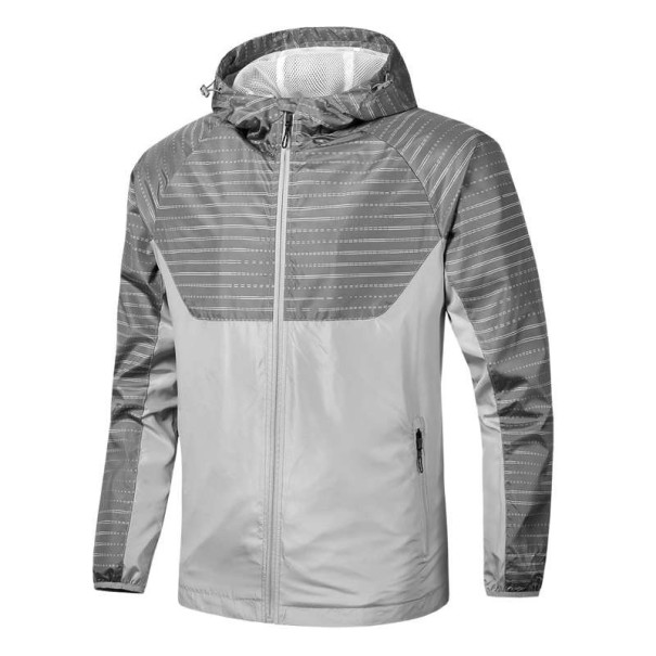 Herrenjacke F1114 grau XL
