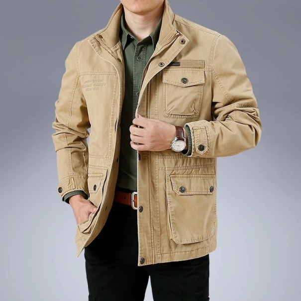 Herrenjacke F1191 khaki S