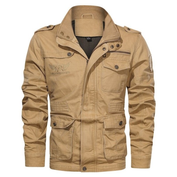 Herrenjacke F1208 khaki XS