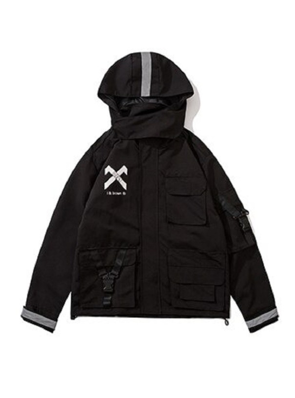 Herrenjacke F1257 schwarz S