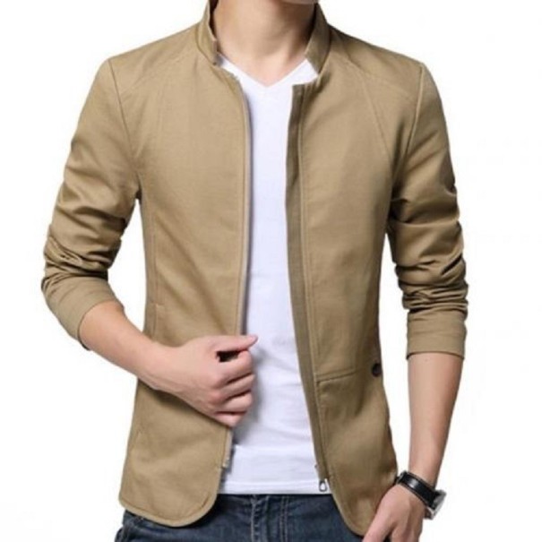 Herrenjacke F403 khaki S