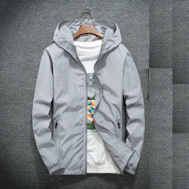 Herrenjacke Frühjahr/Herbst S113 grau M