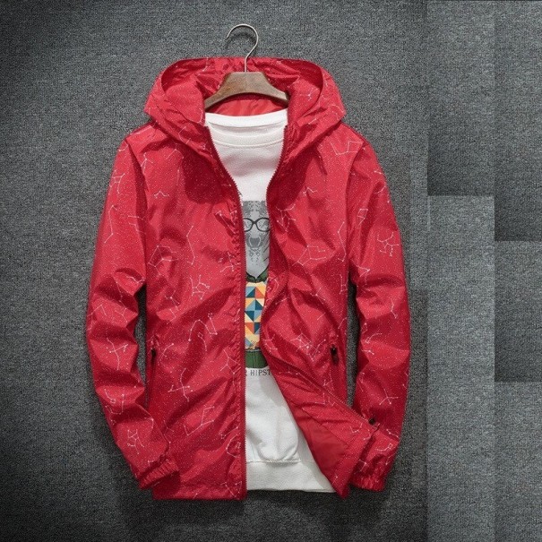 Herrenjacke Frühjahr/Herbst S113 rot M