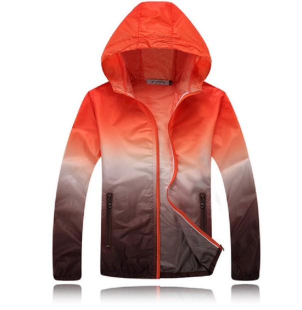 Herrenjacke in Frühlings-/Herbstfarben J2593 orange M