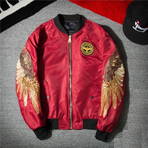 Herrenjacke mit Flügeln rot S