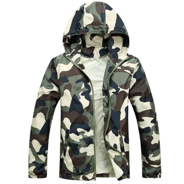 Herrenjacke mit Militärmuster M