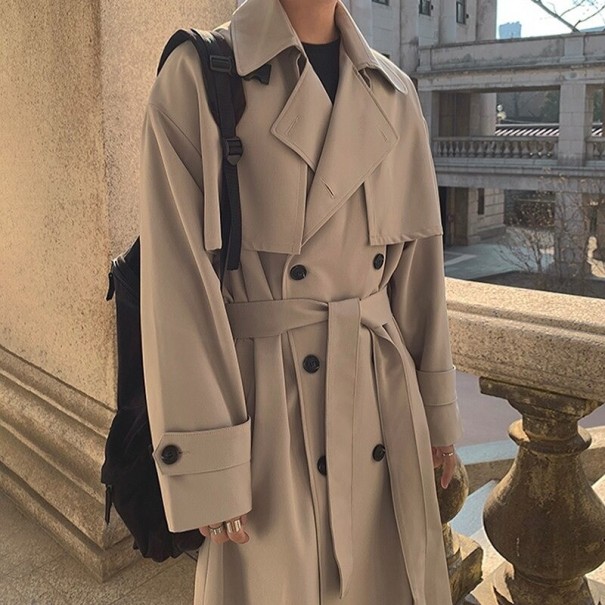 Herrenmantel F1196 khaki M