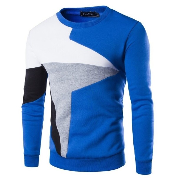 Herrenpullover blau M