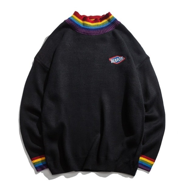 Herrenpullover F206 schwarz M