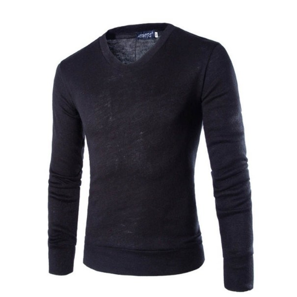 Herrenpullover F215 schwarz XS