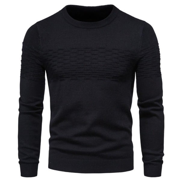 Herrenpullover F226 schwarz S