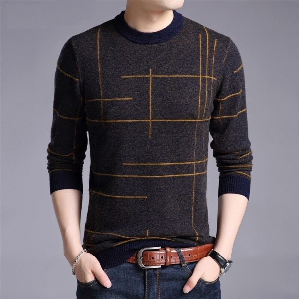 Herrenpullover F248 gelb M