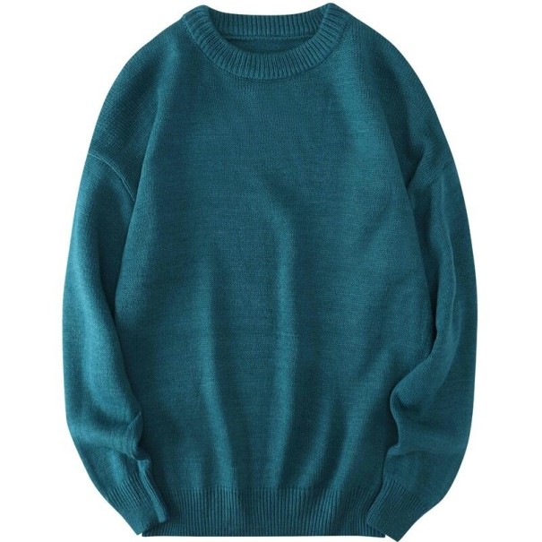 Herrenpullover F275 petrol XL