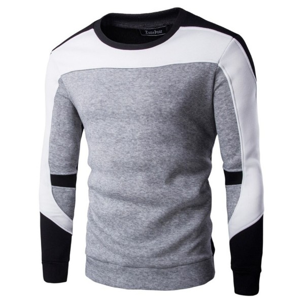 Herrenpullover F283 grau L