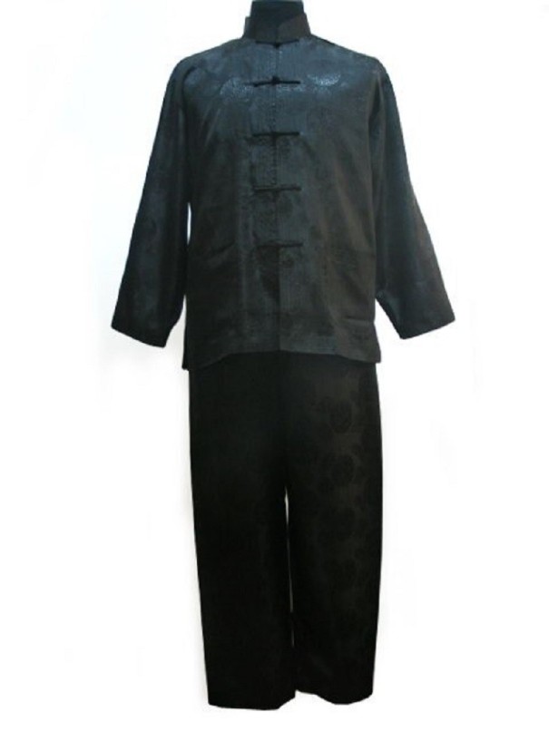 Herrenpyjama T2421 schwarz S