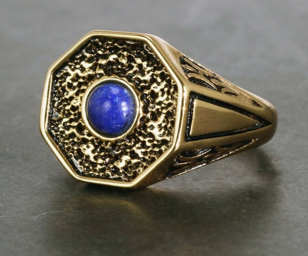 Herrenring D2161 golden 8