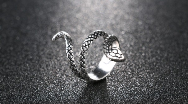 Herrenring mit einer Schlange 11