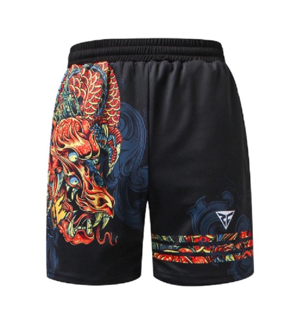 Herrenshorts mit Drachenprint M