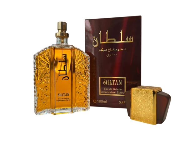 Herreparfume Eau de Toilette Sultan 100 ml Orientalsk duft Elegant flaske Langvarig aroma Luksuskosmetik Til mænd Gave 1