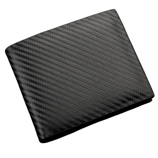 Herrepung i PU 12 x 10 cm Lynlåslomme Elegant pung til kort Kontanter og mønter Praktisk tilbehør grå