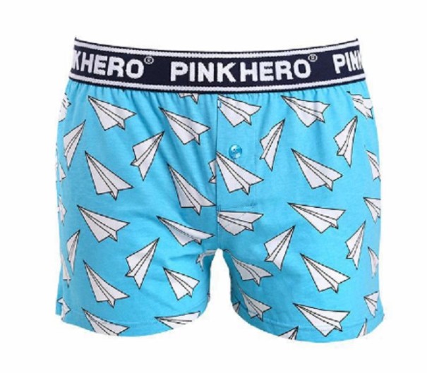 Herreshorts med print A1398 XS
