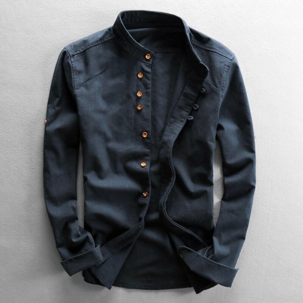Herreskjorte F498 mørkeblå XS