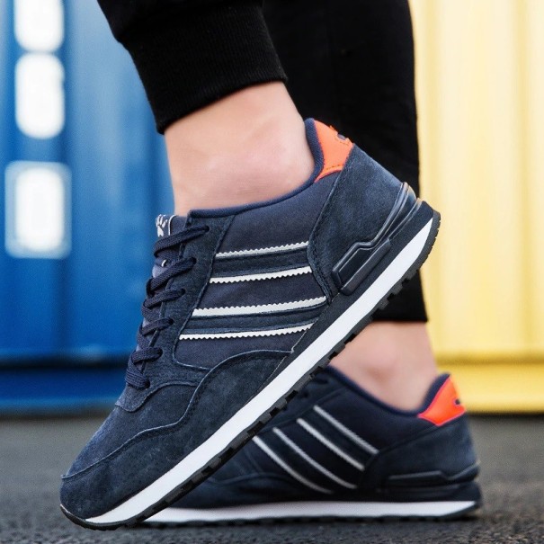 Herresneakers Mark mørkeblå 39