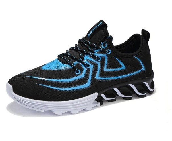 Herresneakers med edderkop J2679 sort-blå 39