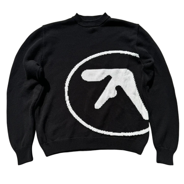 Herresweater med lange ærmer sort XS