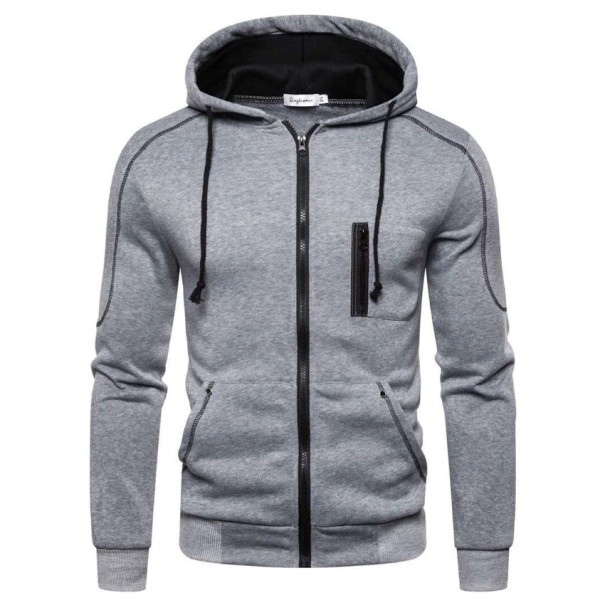 Herresweatshirt A2513 lysegrå M