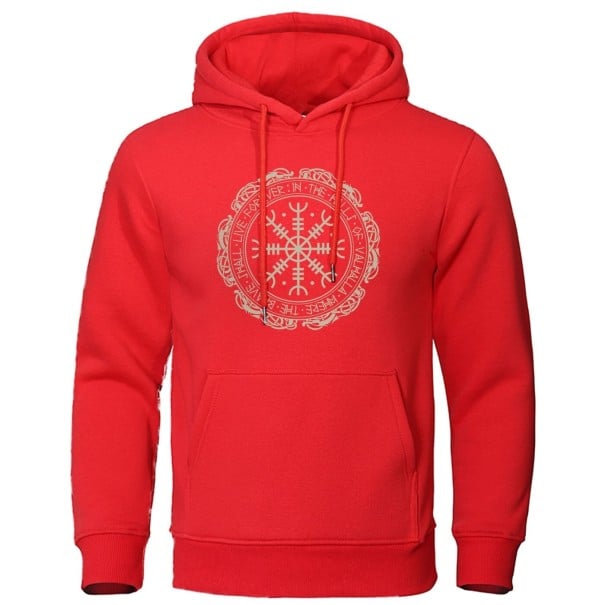 Herresweatshirt A2523 rød S