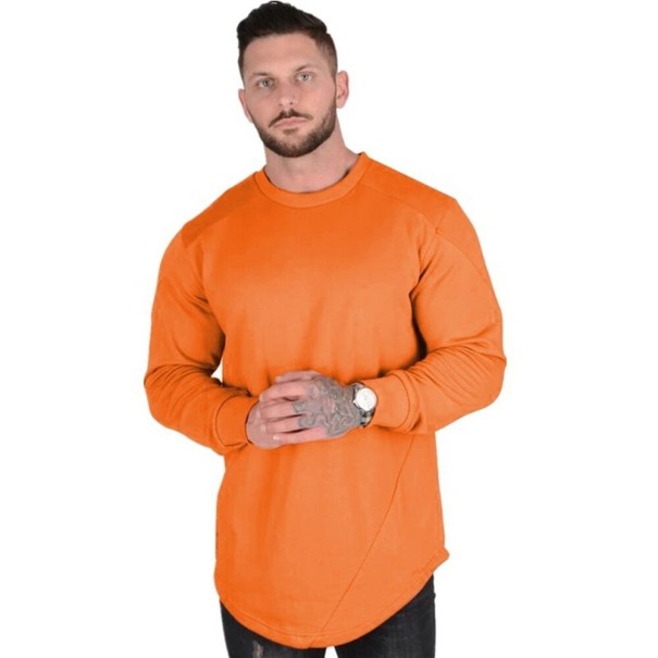 Herresweatshirt F49 orange L