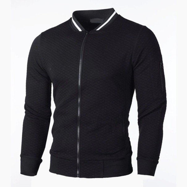 Herresweatshirt med krave F7 sort XL