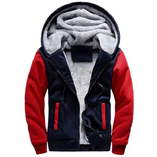 Herresweatshirt med pels L 1