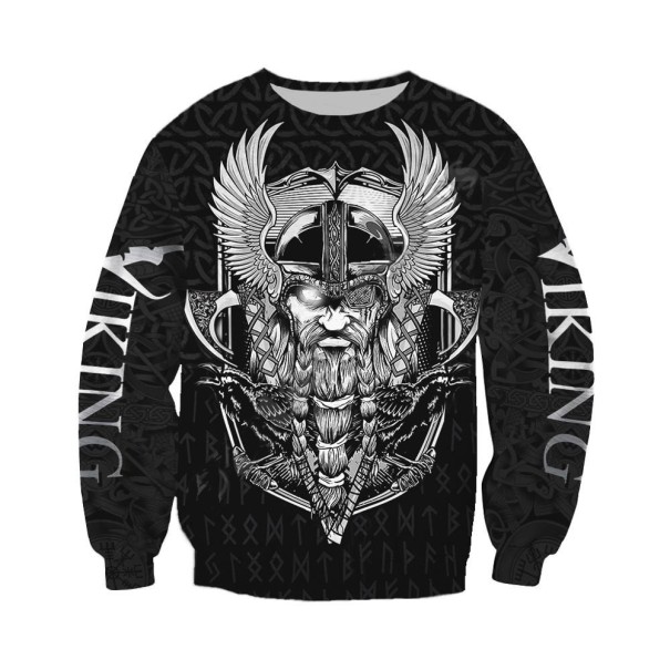Herresweatshirt med print F121 M