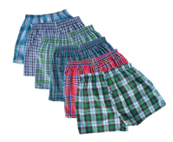 Herreternede shorts - 4 stk. L