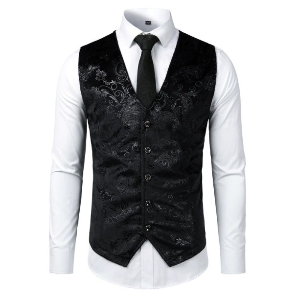 Herrevest A2619 sort L