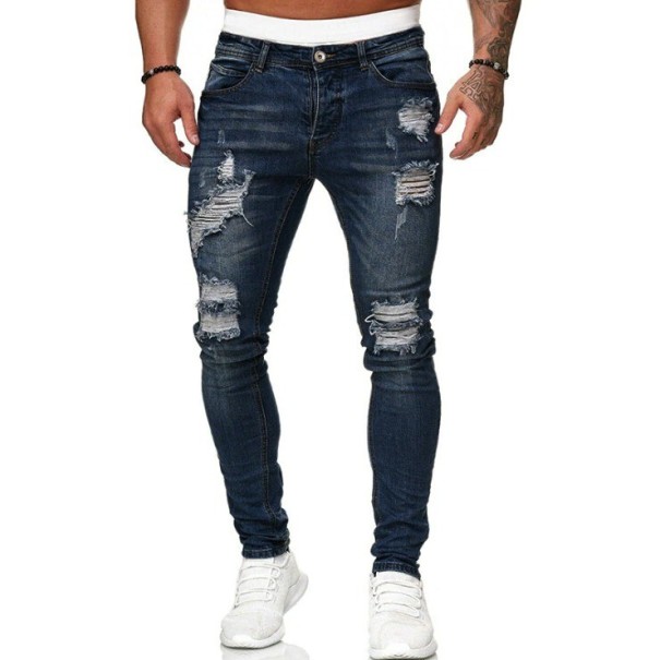 Herrjeans F1608 mörkblå XL