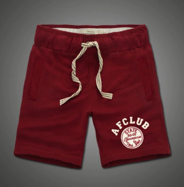 Herrshorts A1107 vinröd S