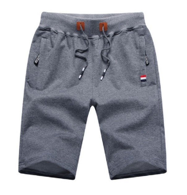 Herrshorts i bomull A862 mörkgrå XXL