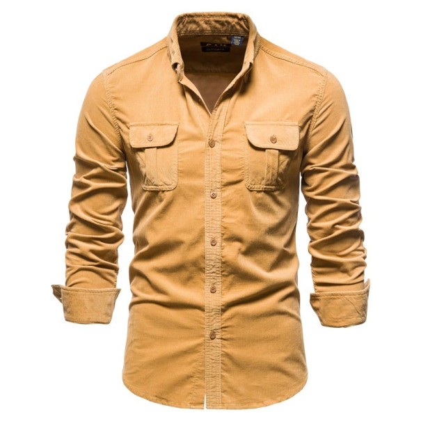 Herrskjorta F417 khaki M