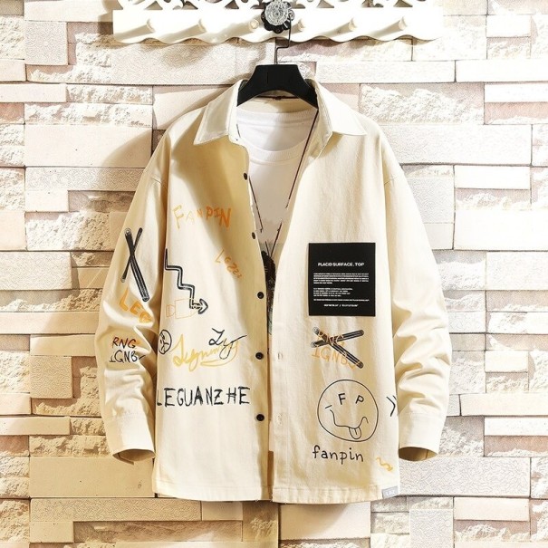 Herrskjorta F730 beige XL