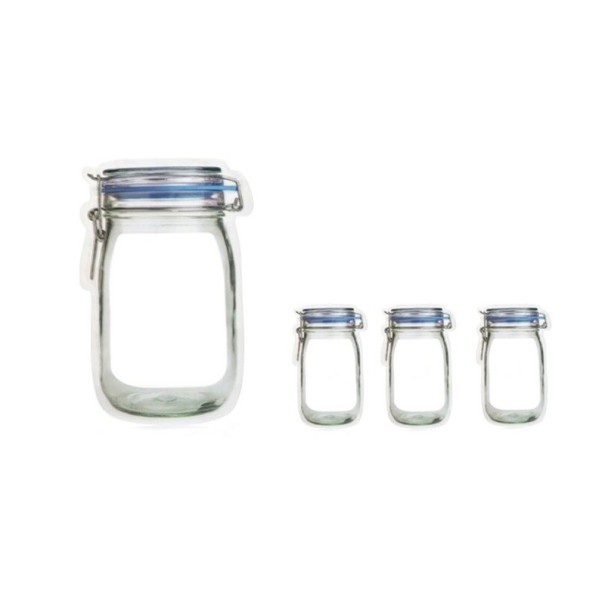 Hersluitbare ZIP-zakken 10 stuks L