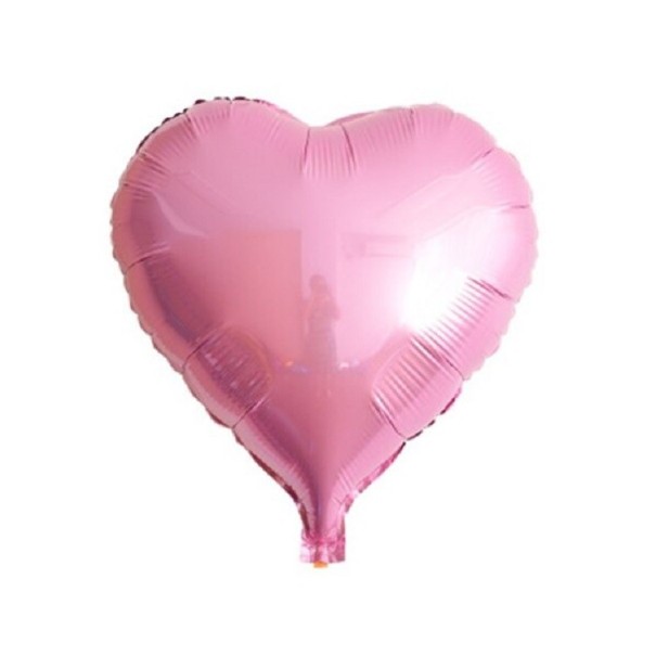 Herzförmiger Ballon rosa