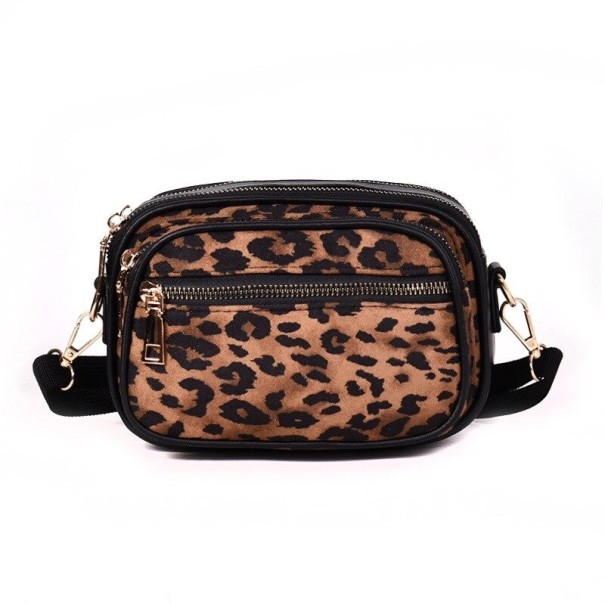 Heuptasje met luipaardprint voor dames T815 bruin